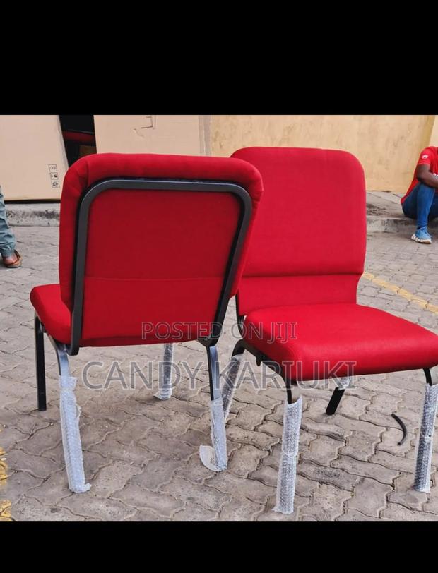 Red Church Chair - main view