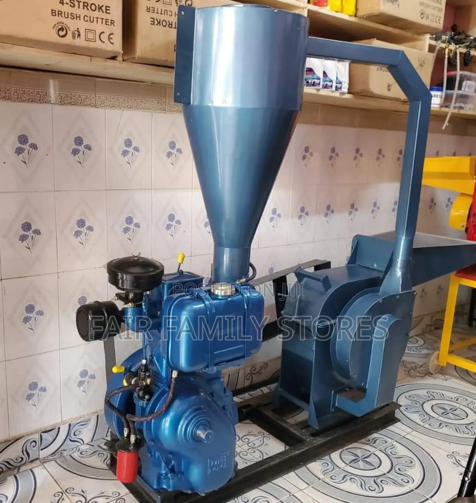 Poshomill Machine With 5.5hp Kirloskar Engine (Air-Cooled)