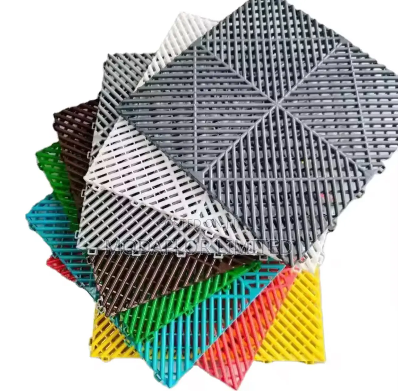 Heavy-Duty Car Garage Mats – Strong Interlocking Tiles