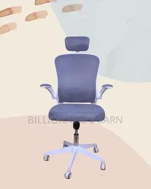 Orthopedic White Ergonomic Office Chair — Boosts Posture Focus