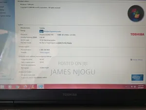 Laptop Toshiba Satellite A350 1GB Intel HDD 128GB