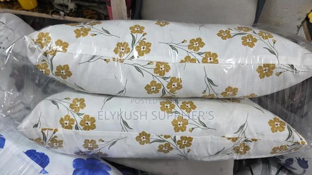 *Flowered Fiber Bed Pillows - thumbnail 2