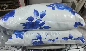 *Flowered Fiber Bed Pillows