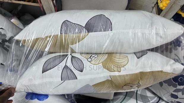 *Flowered Fiber Bed Pillows - thumbnail 5