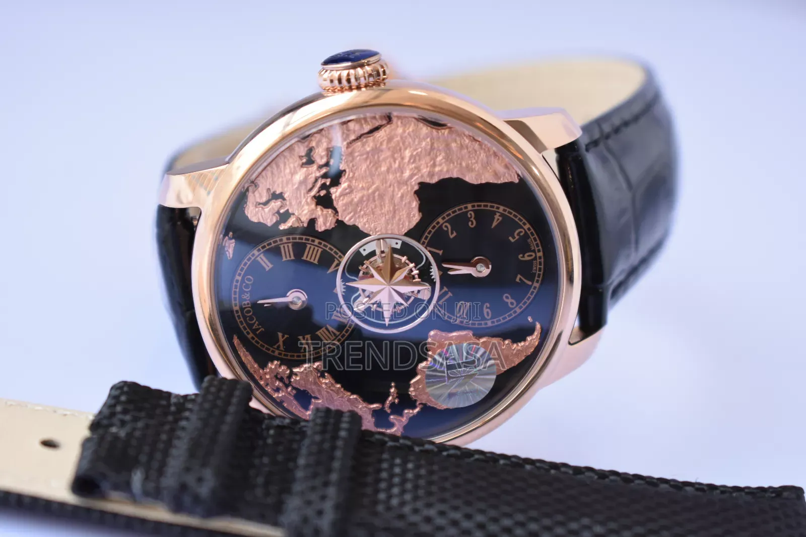 Jacob and Co.The World Is Yours Dual Time Zone Rose Gold