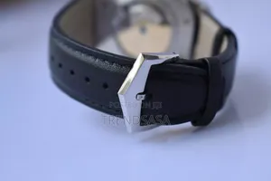 Patek Philippe Black Leather Straps Tourbillon Watch