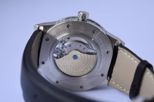 Patek Philippe Black Leather Straps Tourbillon Watch