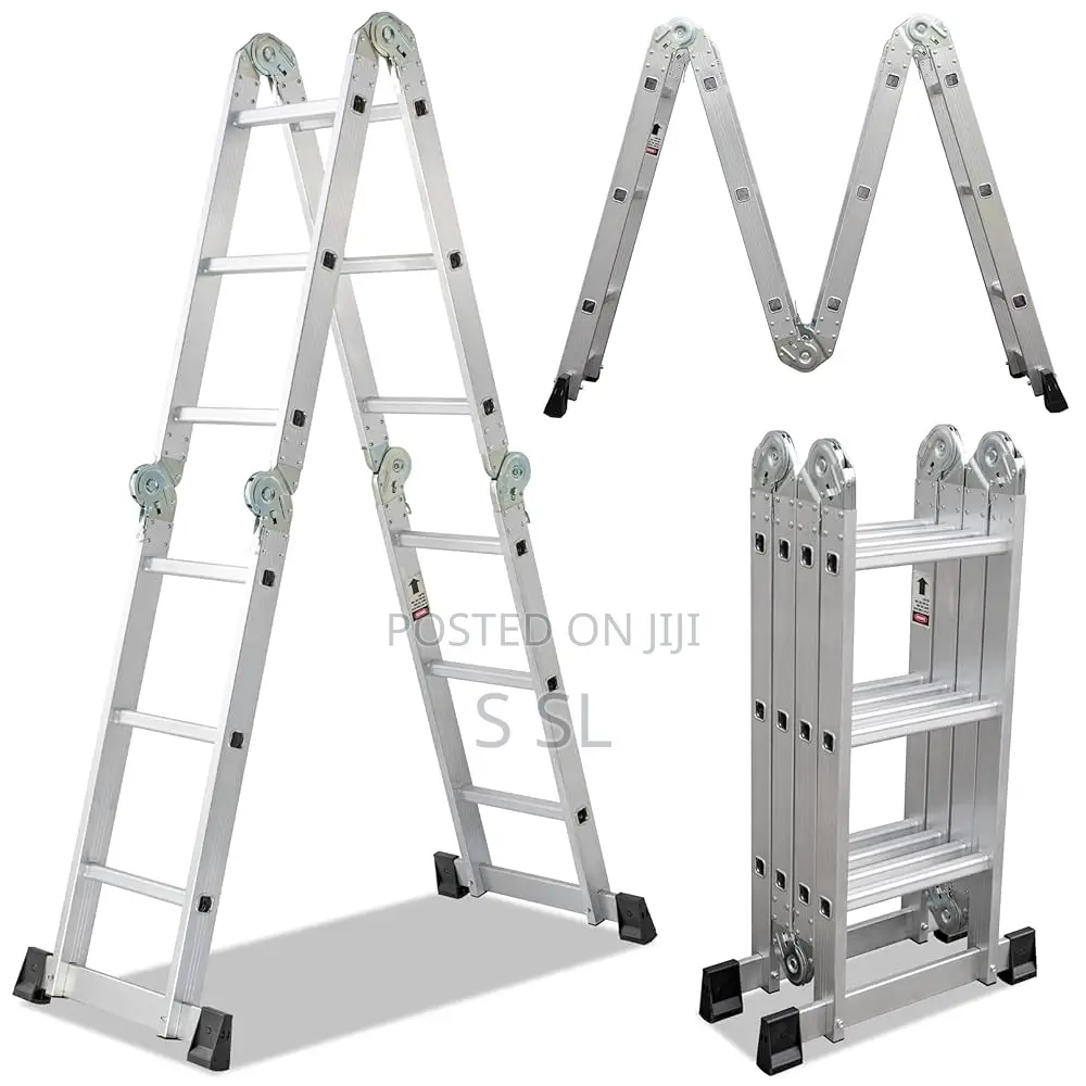 Foldable 4 X 3 Aluminium Ladder - Nairobi
