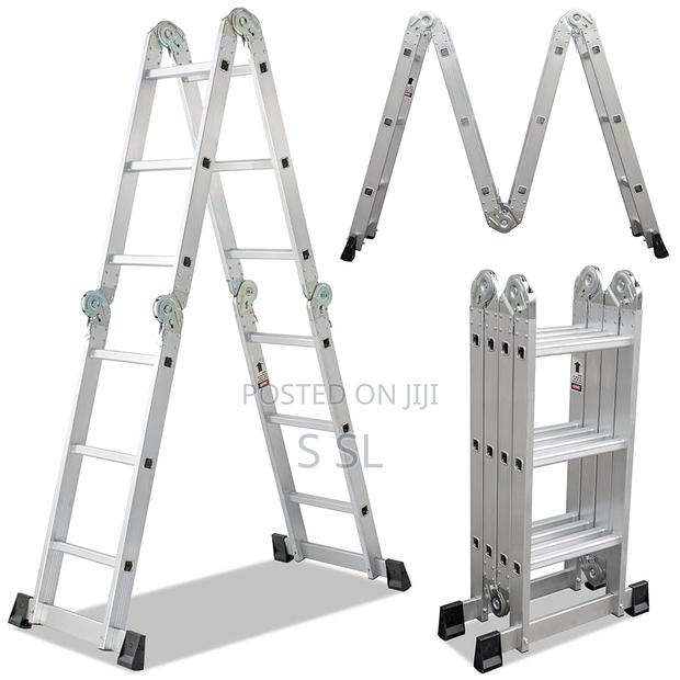 Foldable 4 X 3 Aluminium Ladder - Nairobi - main view