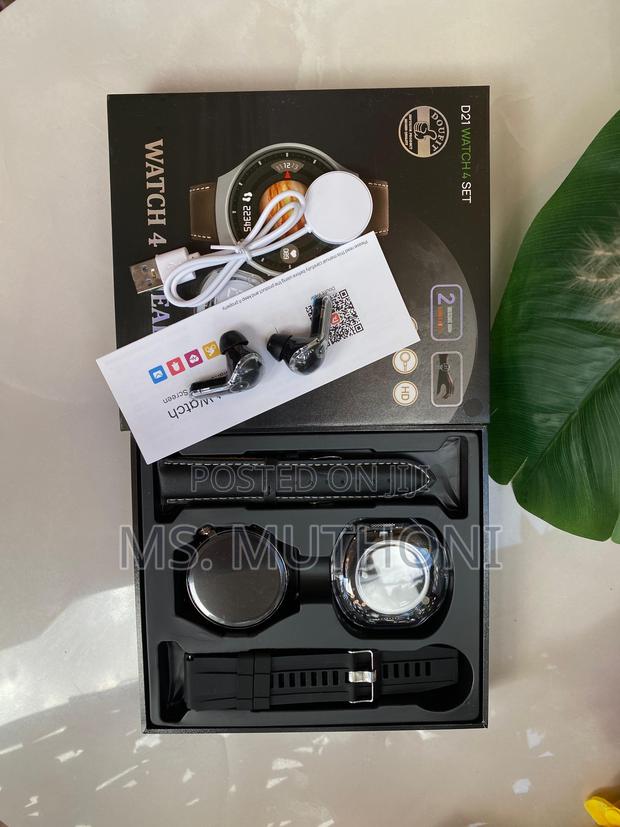 Smart Watch Gift Set ; With Earbuds and 2 Straps - thumbnail 6