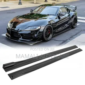 Black Car Side Skirt Guard/Protector