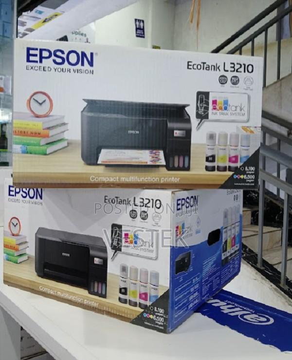 Epson Ecotank L3210 Ink Printer, Multifunction, Monochrome - main view
