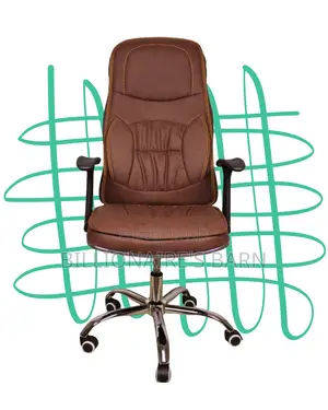 Ergonomic Executive Leather Chair | Orthopedic Tilt Lock Mechanism