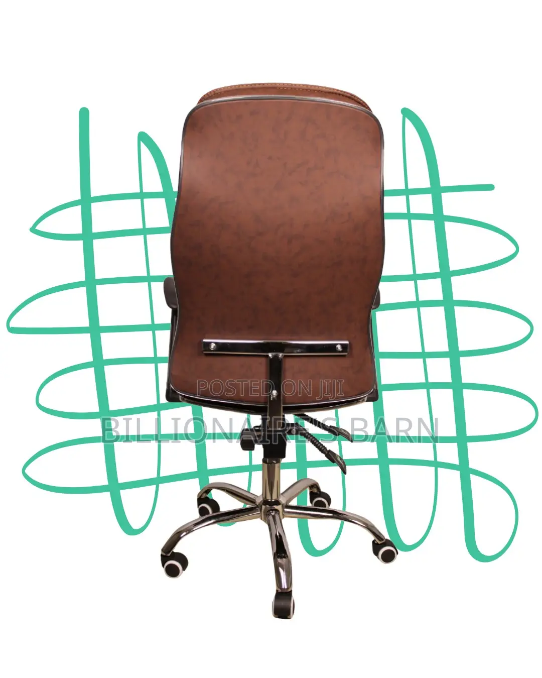 Ergonomic Executive Leather Chair | Orthopedic Tilt Lock Mechanism