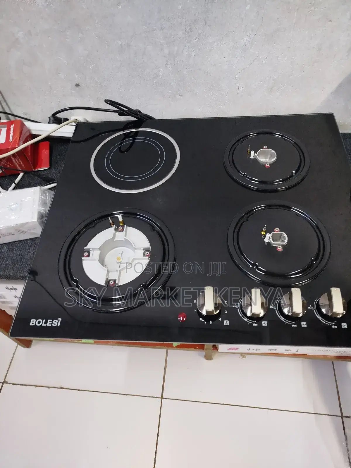 Bolesi Inbuilt Hob 3 Gas +1 Electric
