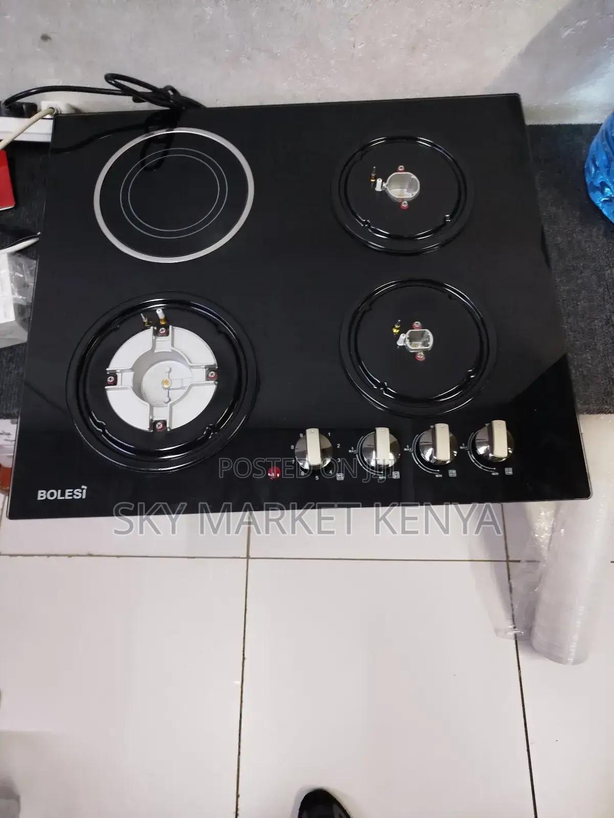 Bolesi Inbuilt Hob 3 Gas +1 Electric