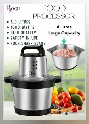Roch 6-Litre Food Processor (Model: Rek-750-D)