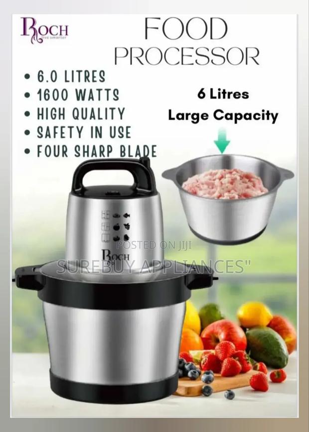 Roch 6-Litre Food Processor (Model: Rek-750-D) - main view