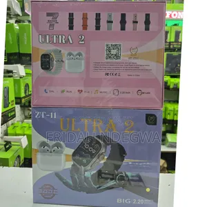 Ultra 2 Smart Watch With *7 Replacement Straps* and *Free Earbuds