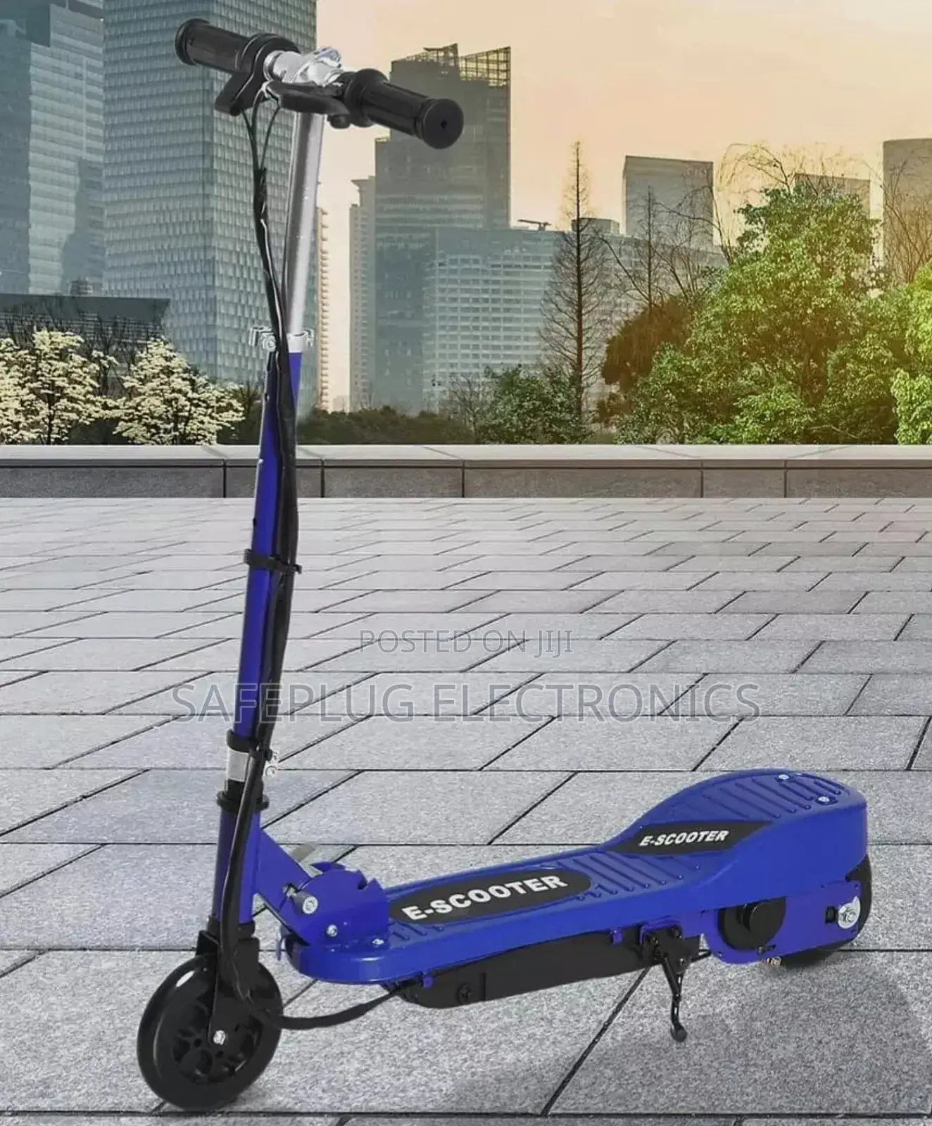 Folding Electric Scooter 7-14 Adjustable Battery Power Pu Wheels