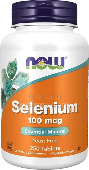 Selenium Supplements by Now Foods. 200 McG. 250 Tablets.