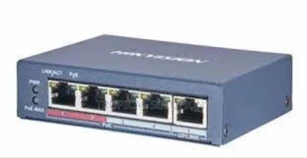 Hikvision 4 Port Ds-3e0105p-E/M Poe Switch - main view
