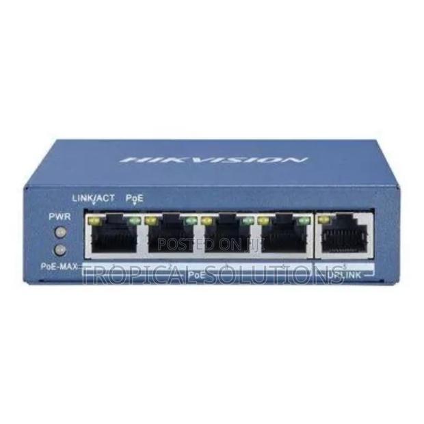 Hikvision 4 Port Ds-3e0105p-E/M Poe Switch - thumbnail 2