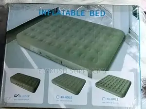  *21-Holes Elevated Inflatable Out/Indoor Sleeping Compact Airbed