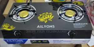 Cooker Table Top Ailyons 2burner Glass Cooker