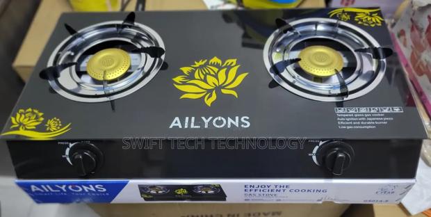 Cooker Table Top Ailyons 2burner Glass Cooker
