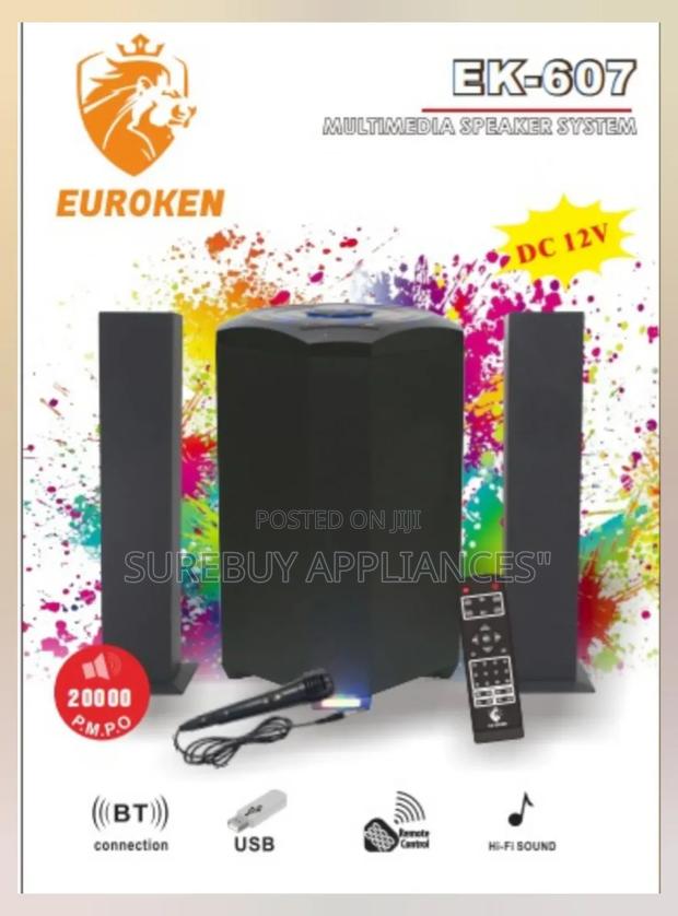 Euroken Mtungi Ek-607 2.1ch Multimedia System-20000w + Bluetooth - main view