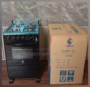 50×55 Euroken 3+1 Standing Cooker With Electric Oven Cooker