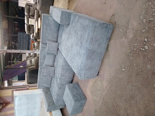 Moody 6 Seater Modern L Seat With a Puff