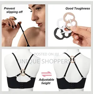Modesty Hooks Invisible Bra Hooks Bra Straps, Clip Set for Women,