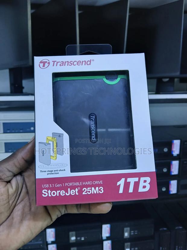 Transcend 1tb External HDD - thumbnail 2