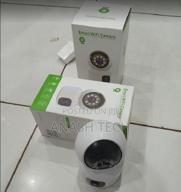 Dual Lens Nanny 4g Camera 4mp V380 Indoor Camera