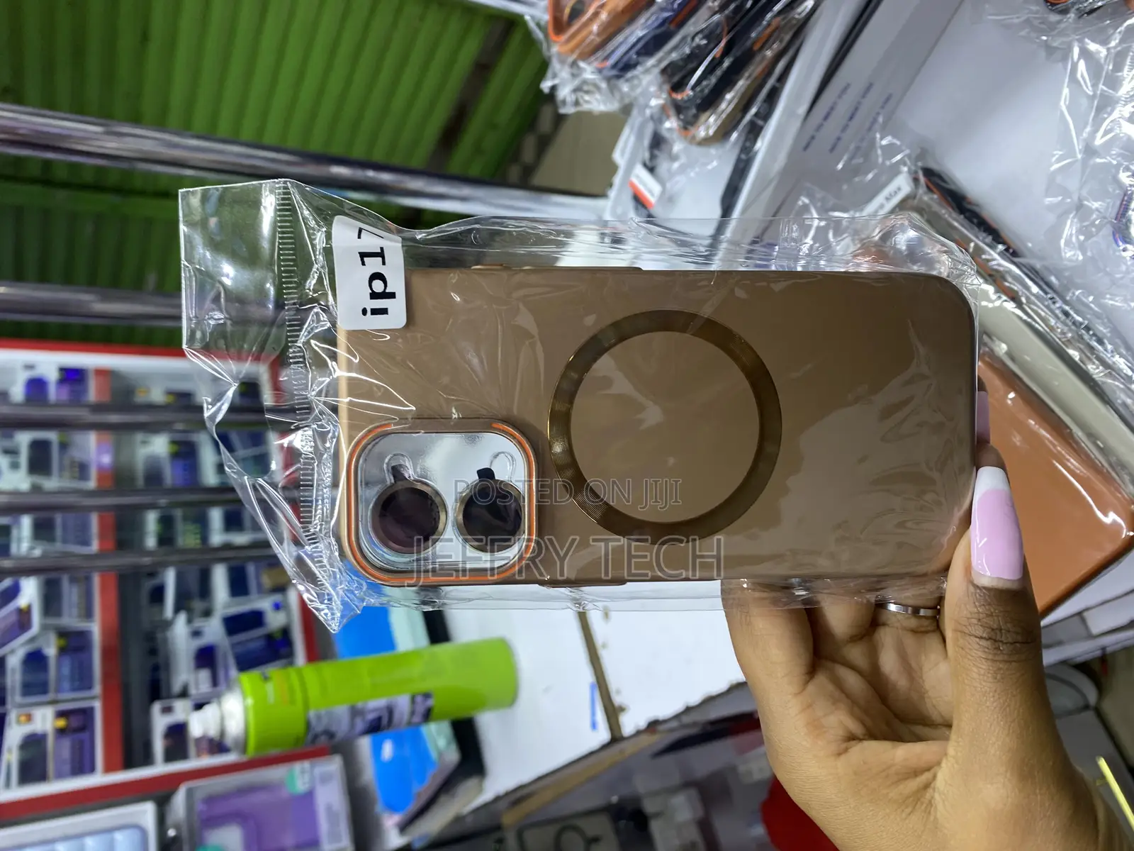 Gwerr Camera Stand Mag Safe Case for iPhone 17 With Lense Protector