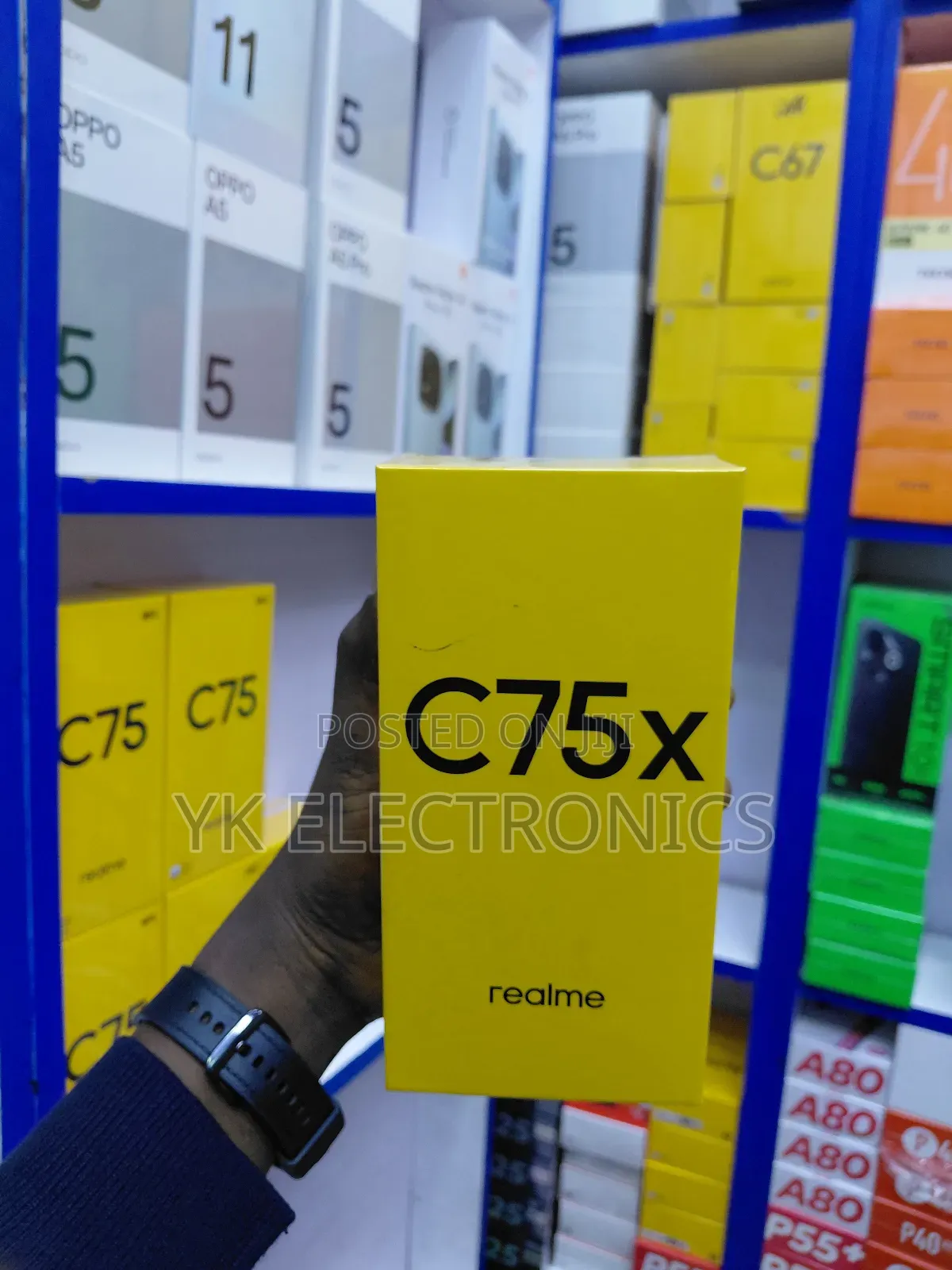 New Realme C75x 128 GB Black