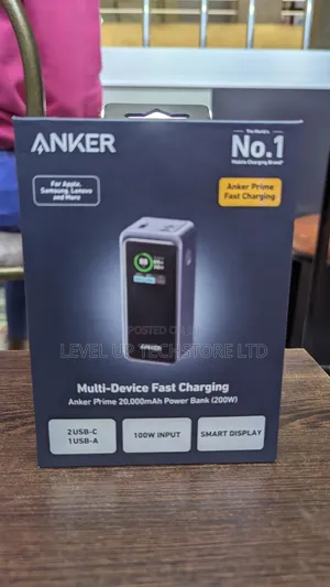 Anker Prime 100w Usb C Charger With Anker Prime 200w Power Bank