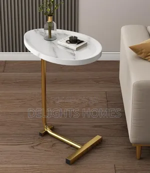 Oval Shaped Side Table-Re