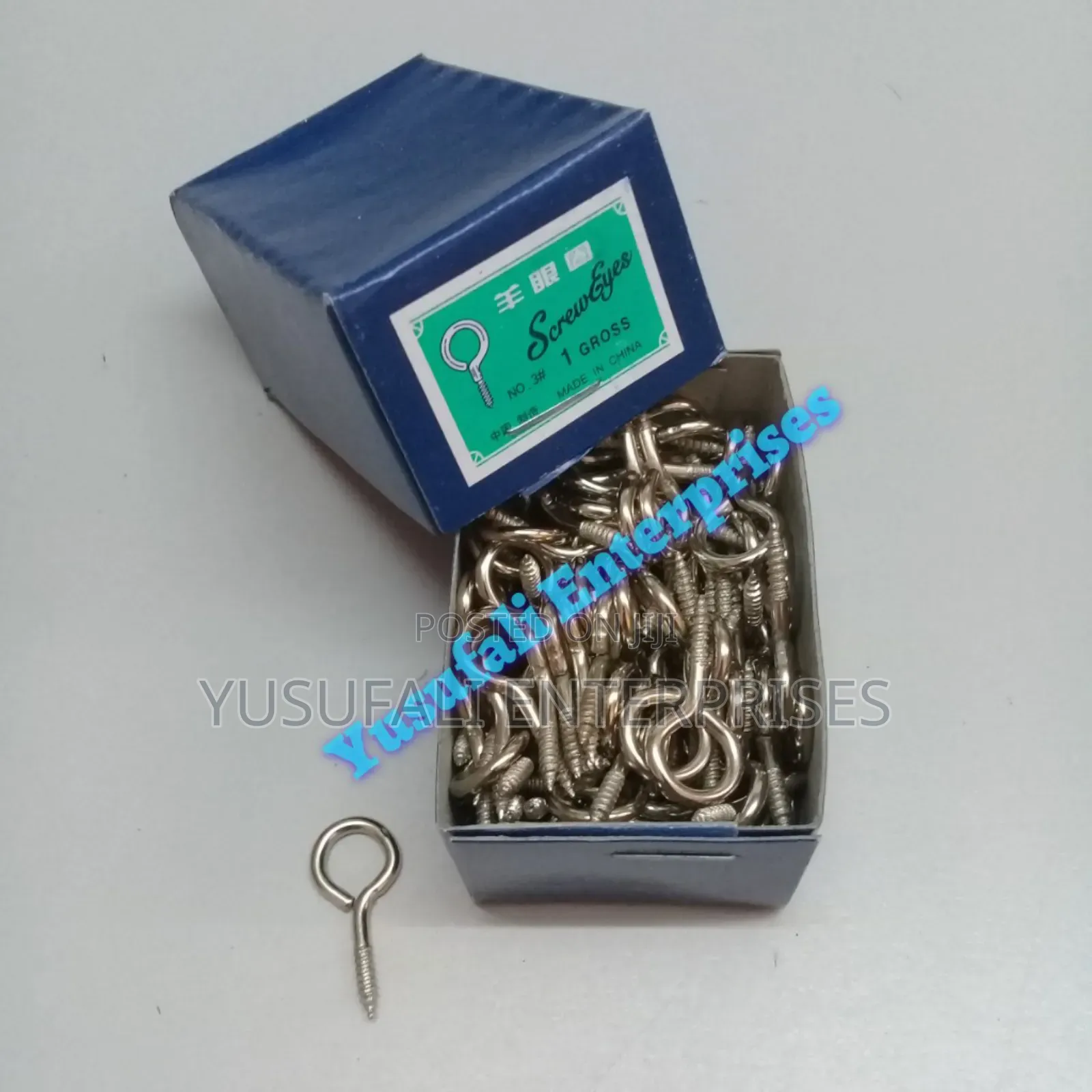 Screw Eye Hooks Closed, Wholesale No2 and No3