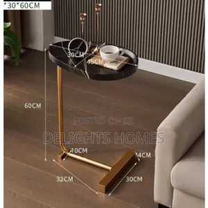 Oval Shaped Side Table-Re