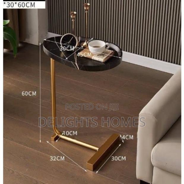 Oval Shaped Side Table-Re - thumbnail 3