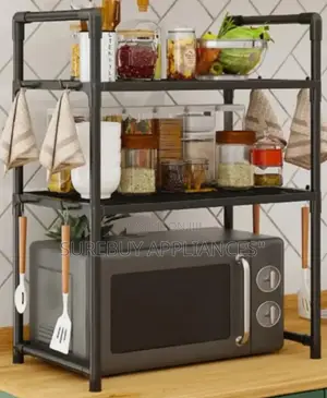 Microwave Shelf Condiment Organizer