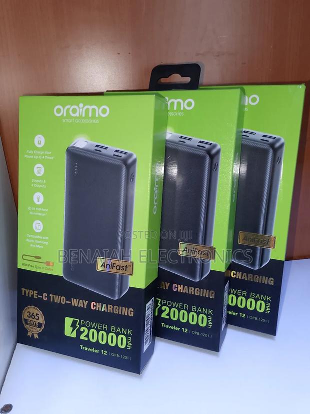 Oraimo 20000mah Powerbank,The Best Performance Powerbank