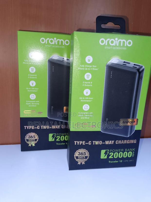 Oraimo 20000mah Powerbank,The Best Performance Powerbank - thumbnail 2