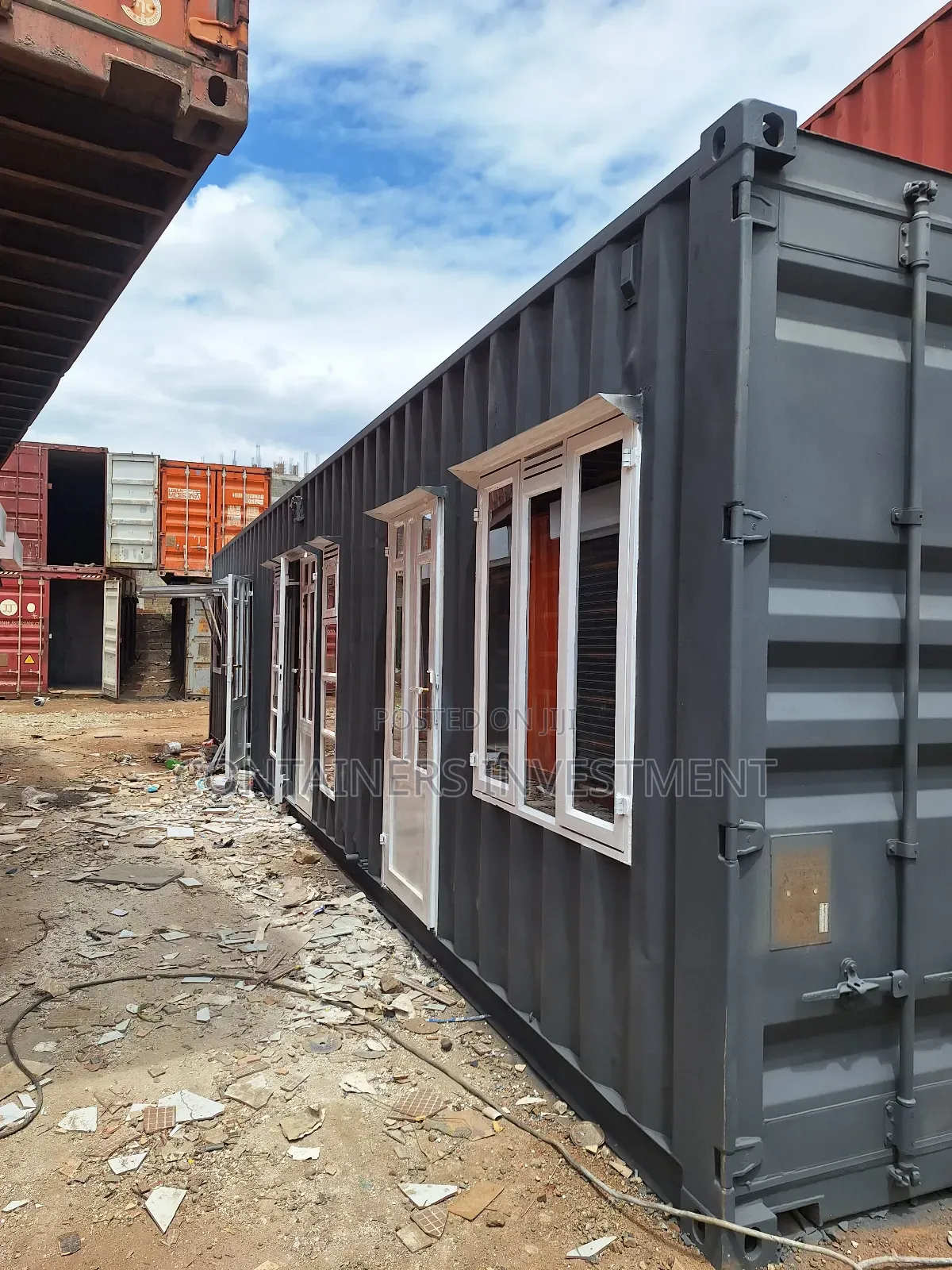 40ft Container Barbershop Unit - Premium And High End.