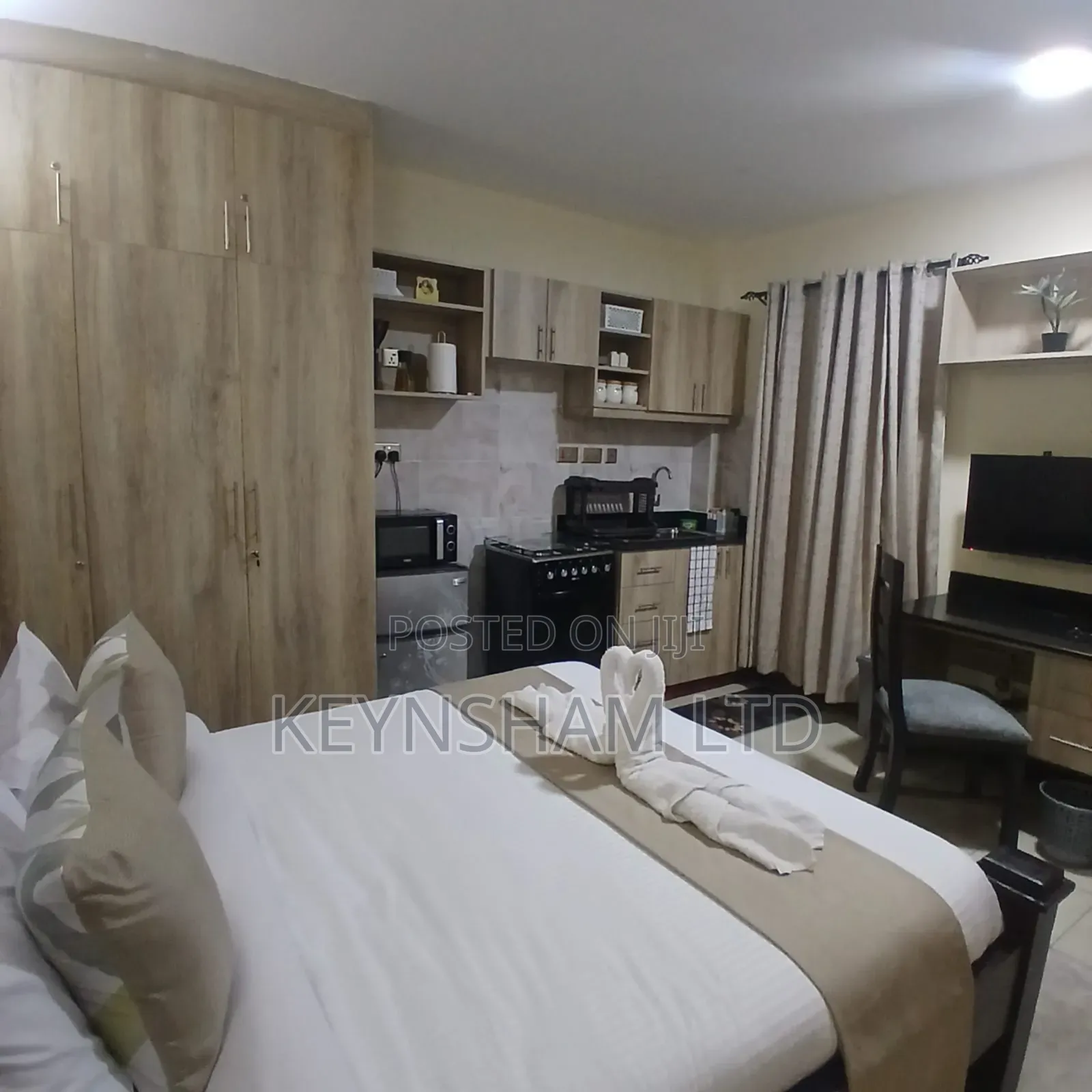 Affordable Modern Studio Airbnb in South B Kapiti Road