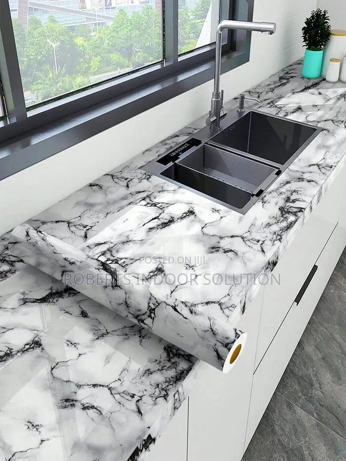 Modern Grey Contact Papers Marble