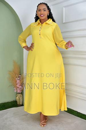 *New Arrival Maxi Dress Sizes 44-52 Material Senori - main view